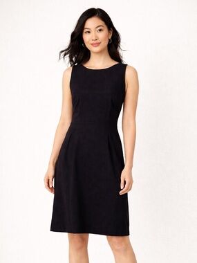 Alyx Women's Sheath Dress Black Sleeveless Career Workwear Size 6 minimalist